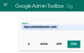 Google admin toolbox