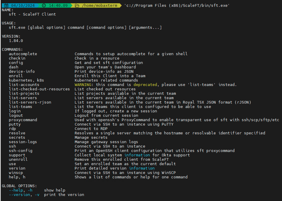 successful output