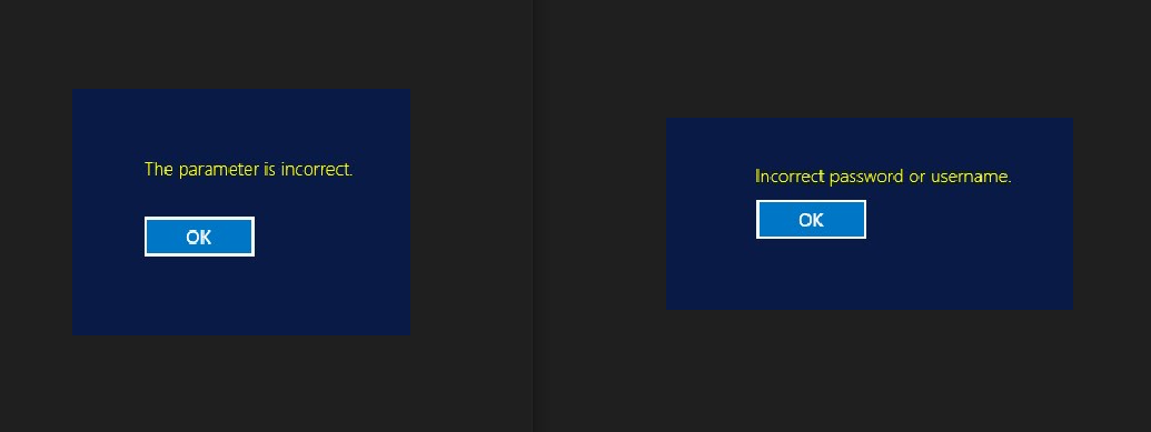 LoginErrors