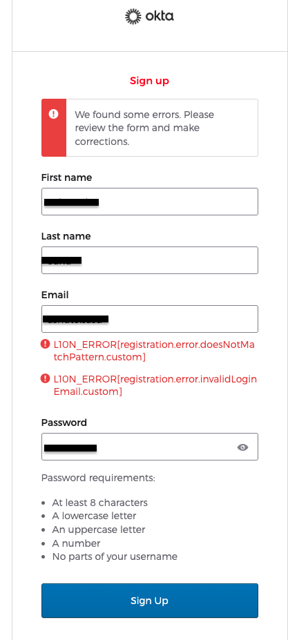 Error Message