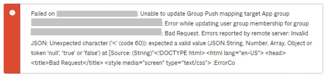 Error Message