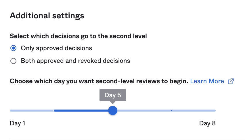 Additional Settings