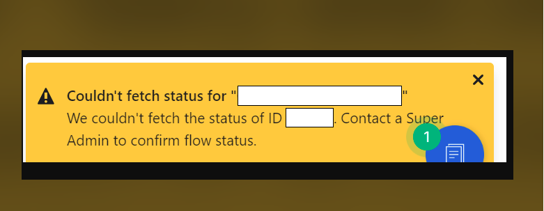 Error Message