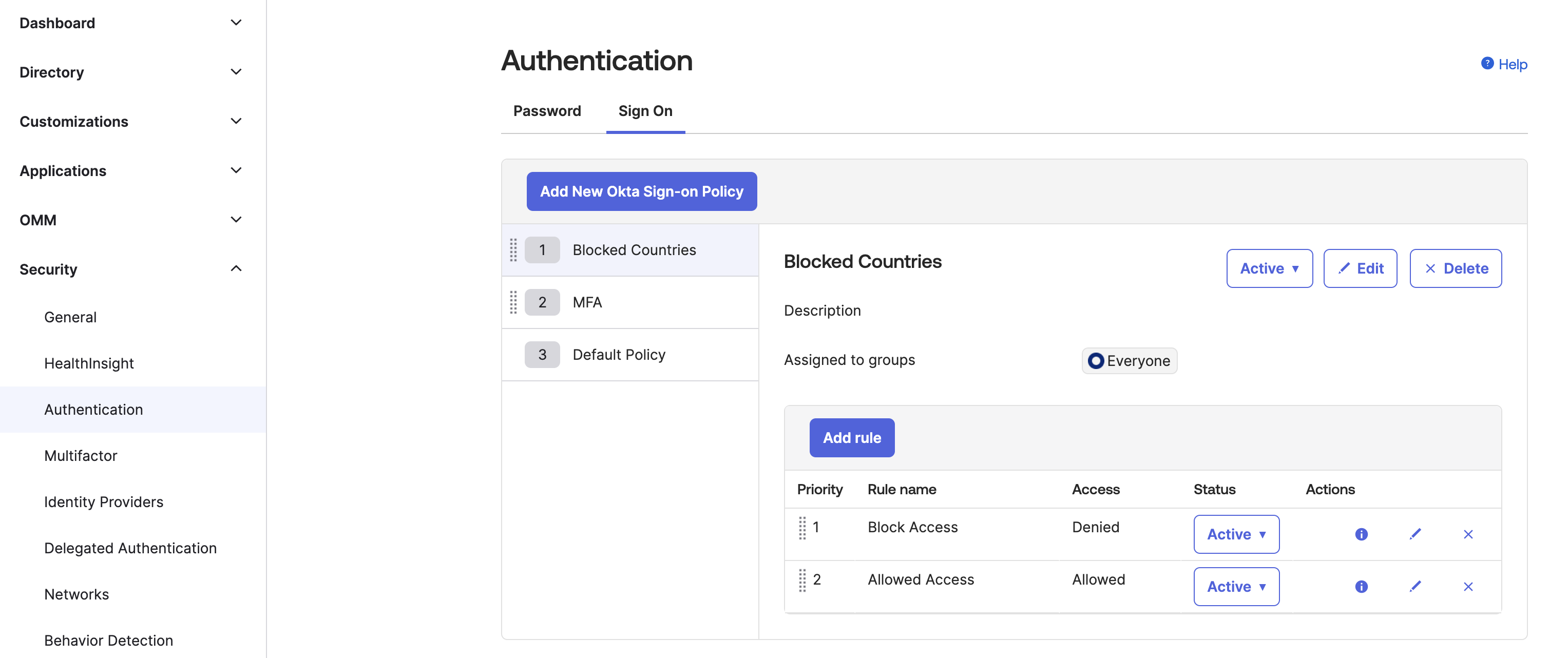 Authentication