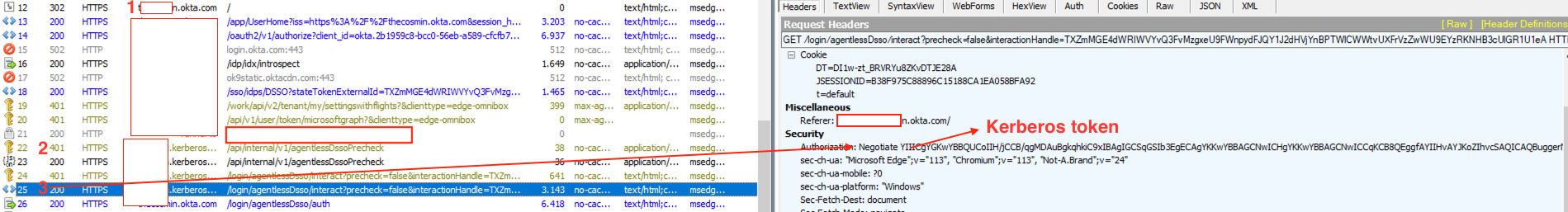 Fiddler trace (capturing HTTPS traffic)