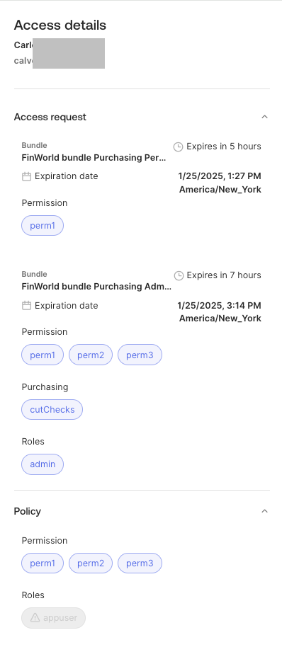Access Details