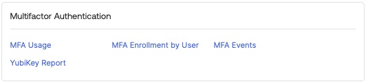 MFA Enrollment by User screenshot