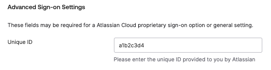 Advanced Sign-on Settings