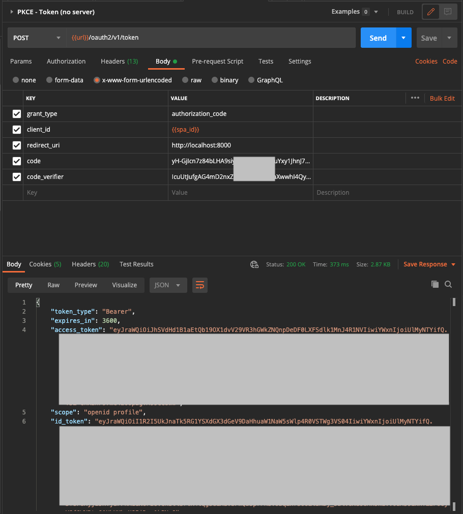 Postman Example