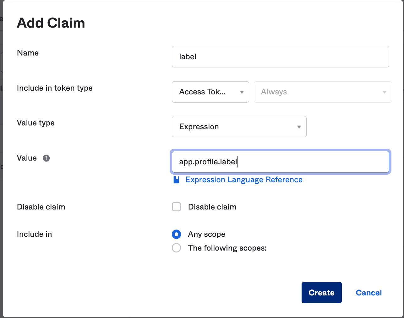 Add Claim