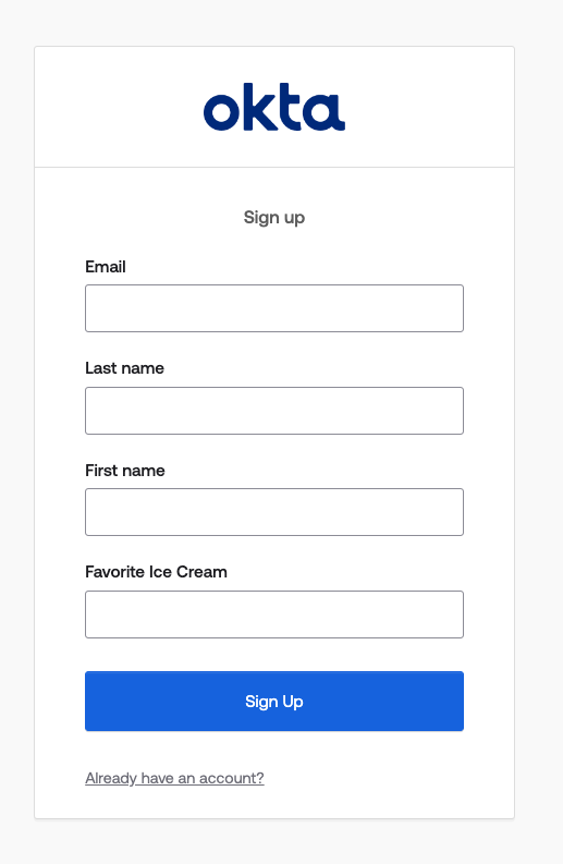 unmodified widget in english