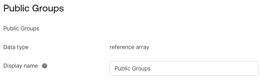 Salesforce "Public Groups"