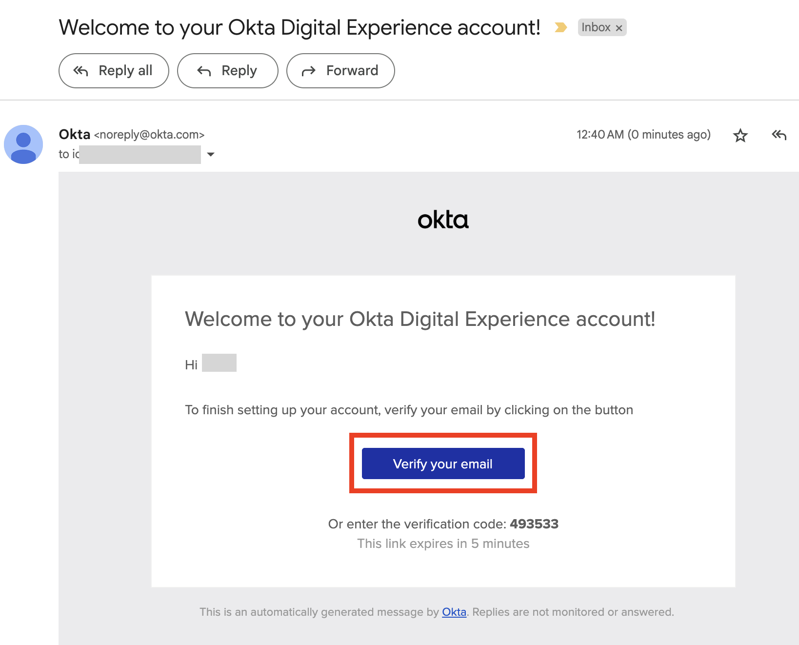 Email Verification