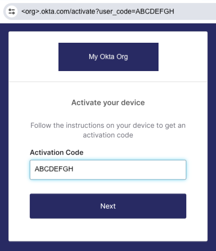 Okta AD Agent installation - browser activate