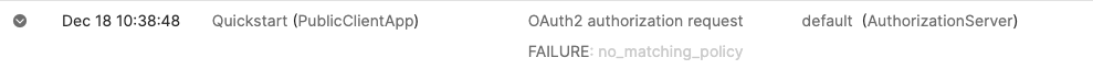 Syslog error