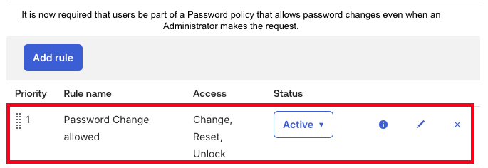 Password Policy