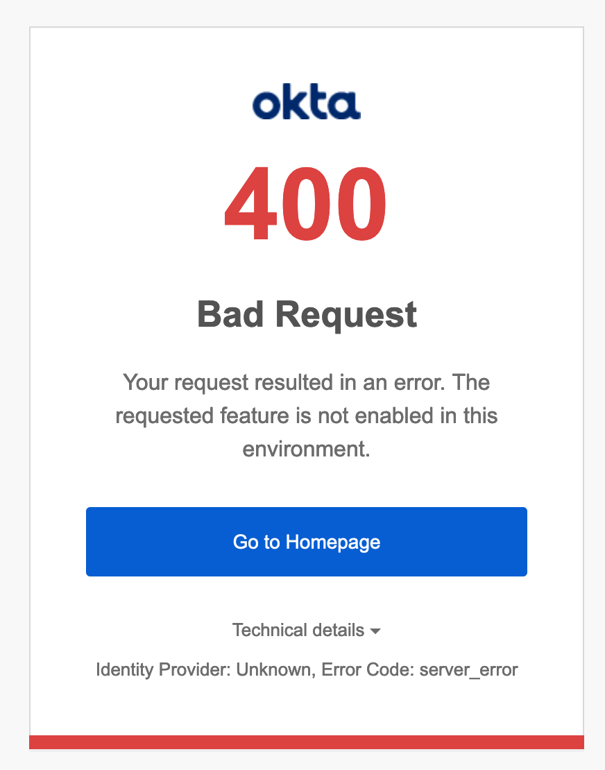Error Message