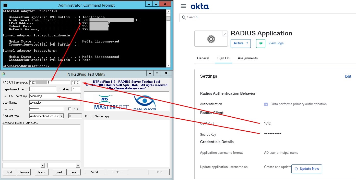 RADIUS Testing