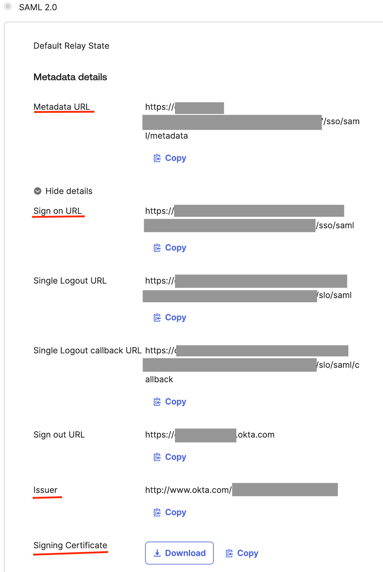 metadata