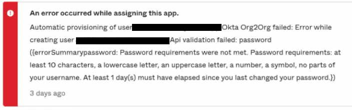 Error Message