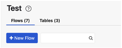 tables in the workflow folder