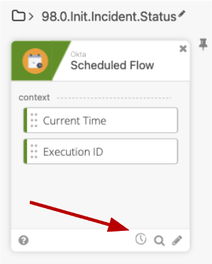 Scheduled Flow event card