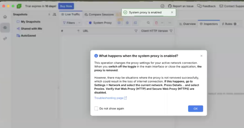 System proxy