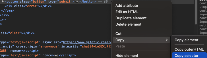Paste the value
