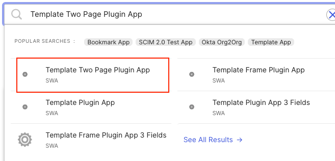 Template Two Page Plugin