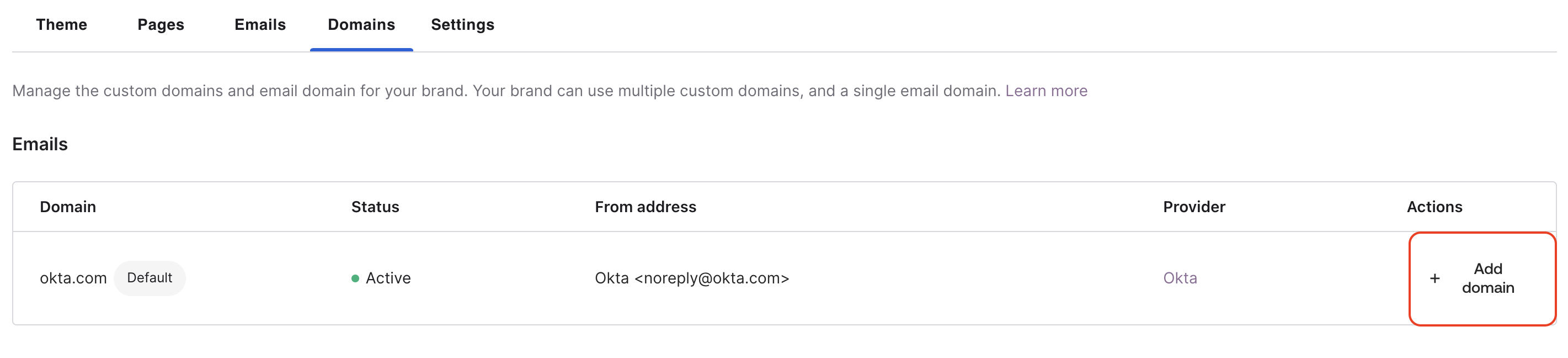 Domains