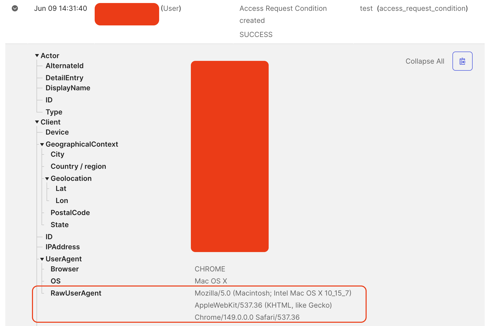 Access Request Condition