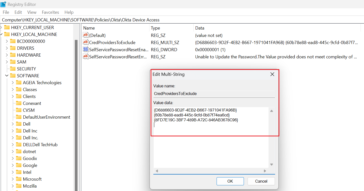 Edit Registry