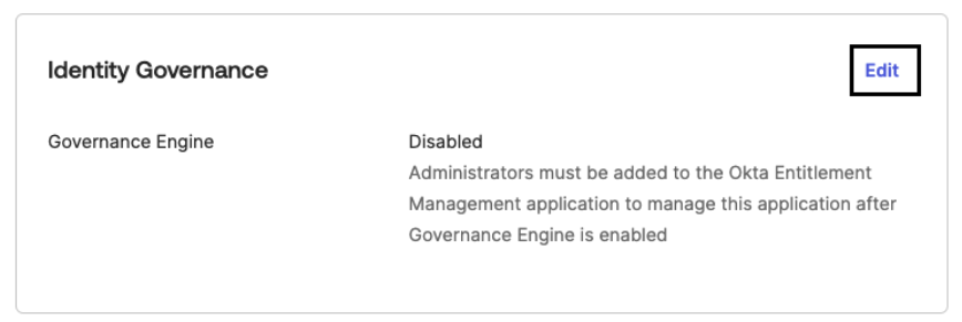 Identity Governance