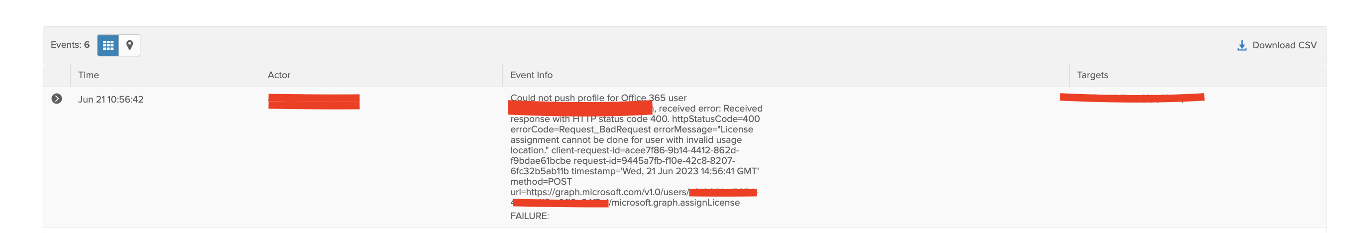 System log