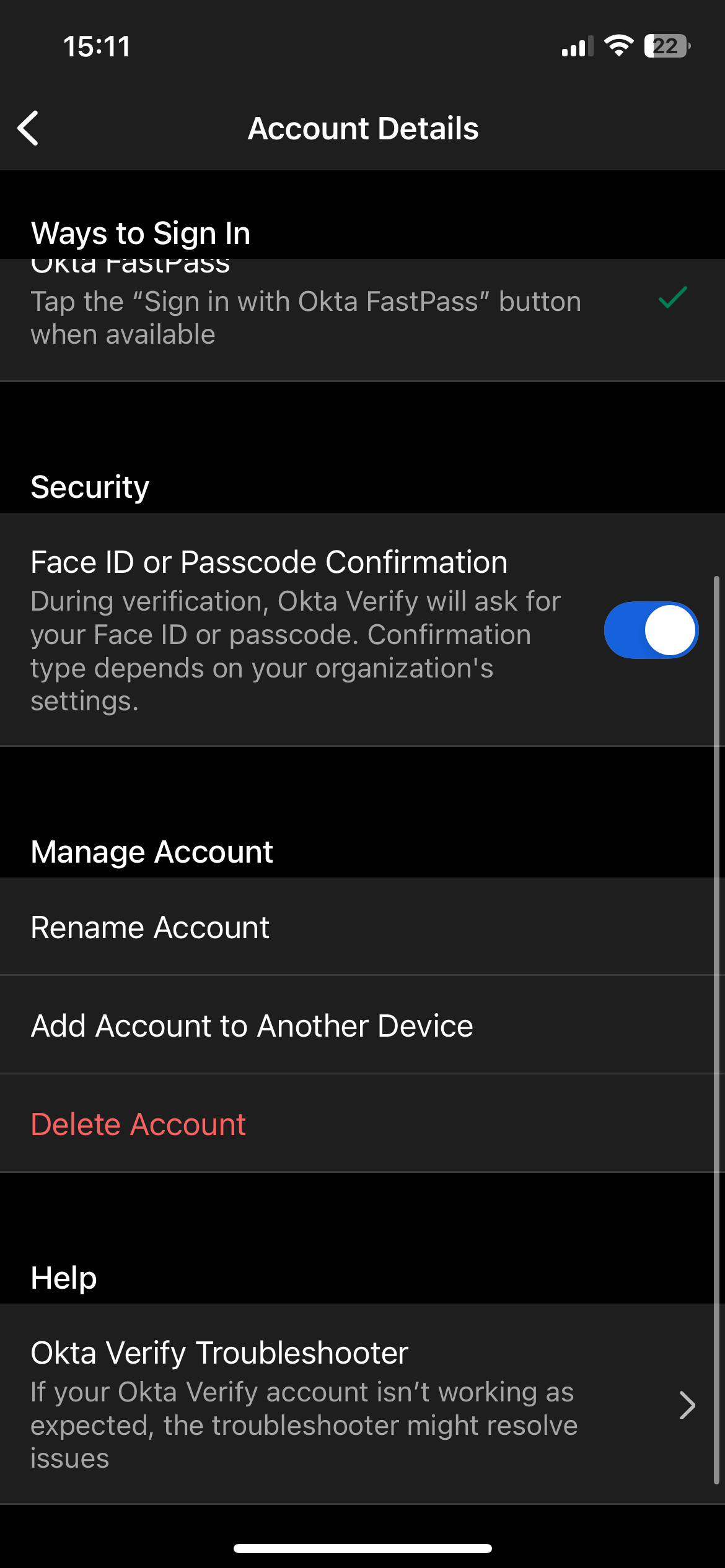Account Details