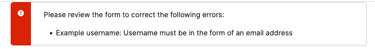 Error Message