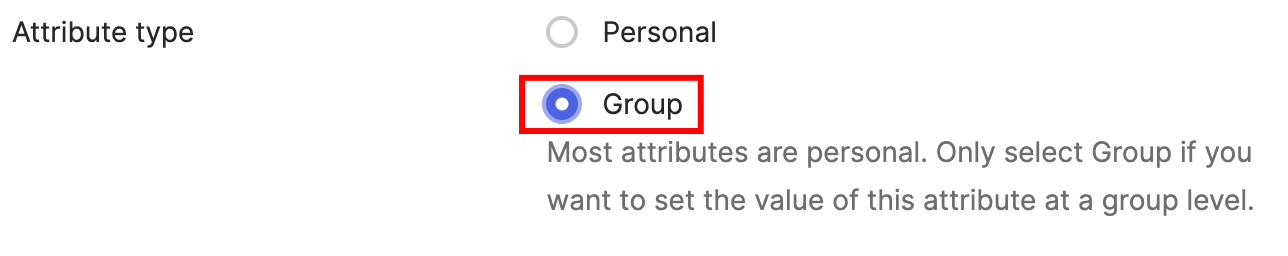 attribute type