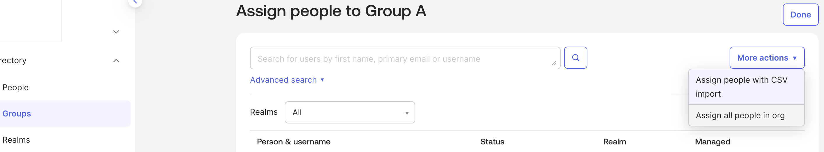 Okta Assign all people in org