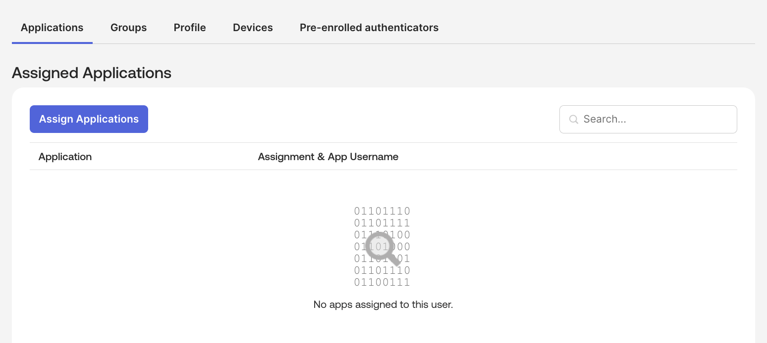 Assigned App