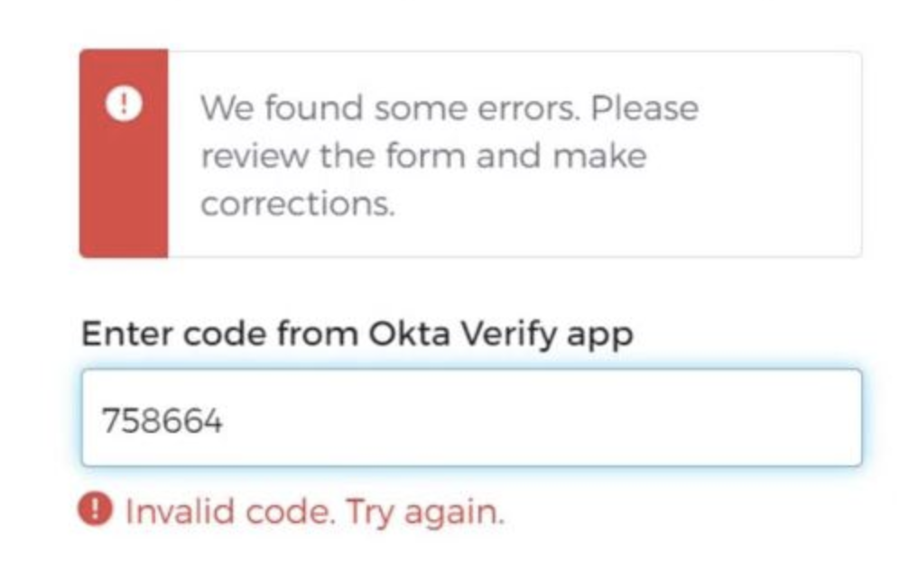 Error Message