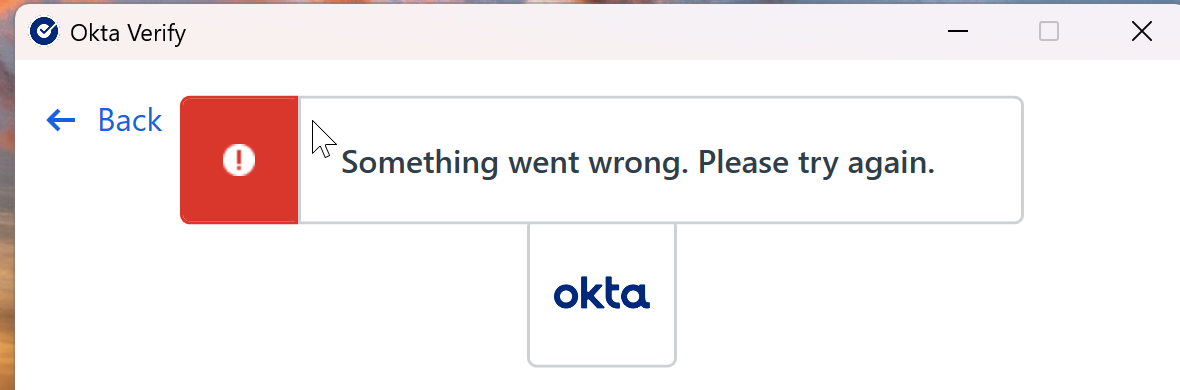 Error Message