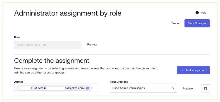 Assign by Role