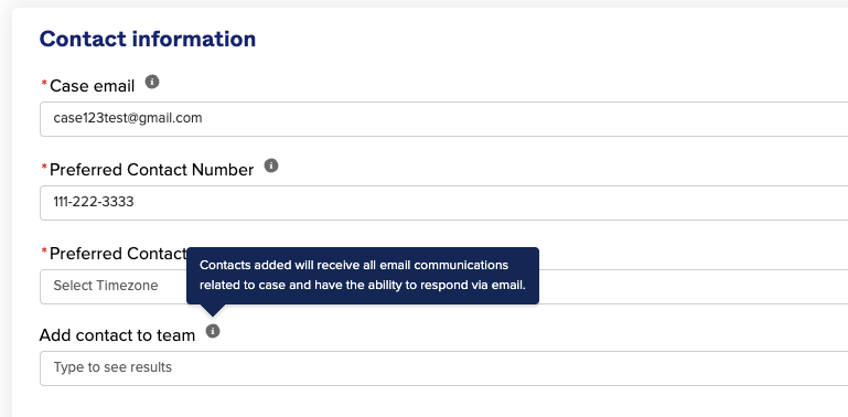Contact Information