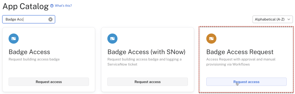 App Catalog