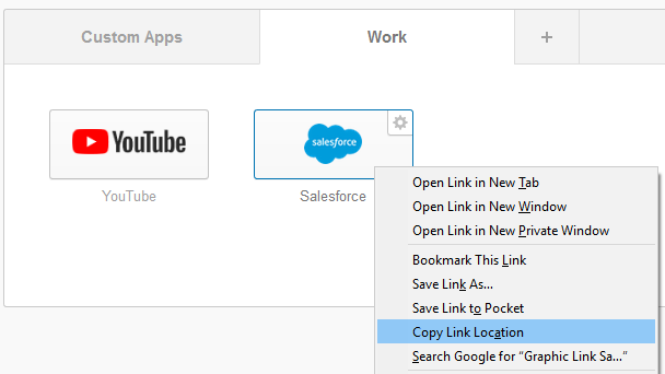 Copy Link Location