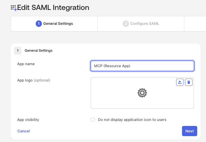 SAML Settings