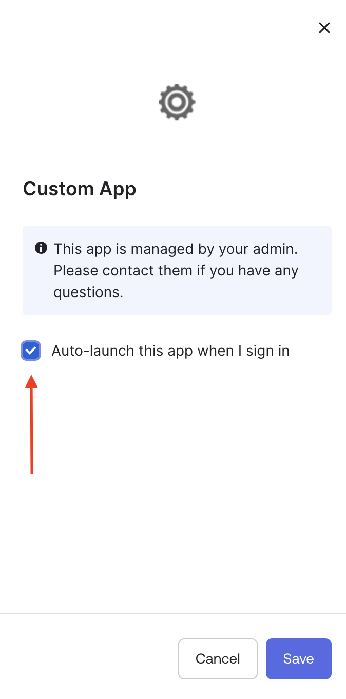 Custom app